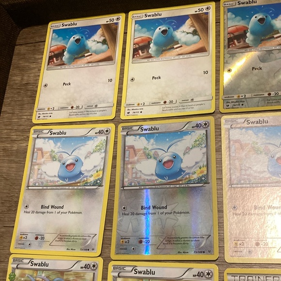 Pokemon TCG Swablu/Altaria/Spirit Link Bundle (16 Cards) AS IS - Picture 2 of 14